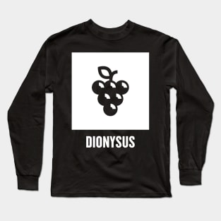 Dionysus | Greek Mythology God Symbol Long Sleeve T-Shirt